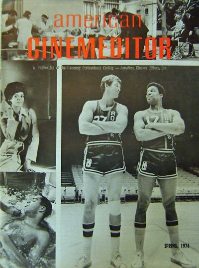 AMERICAN CINEMEDITOR magazine side cover Spring 1974