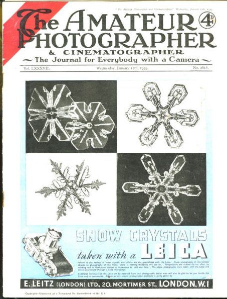 AMATEUR PHOTOGRAPHER AND CINEMATOGRAPHER magazine side cover Issue 2648 11 January 1939