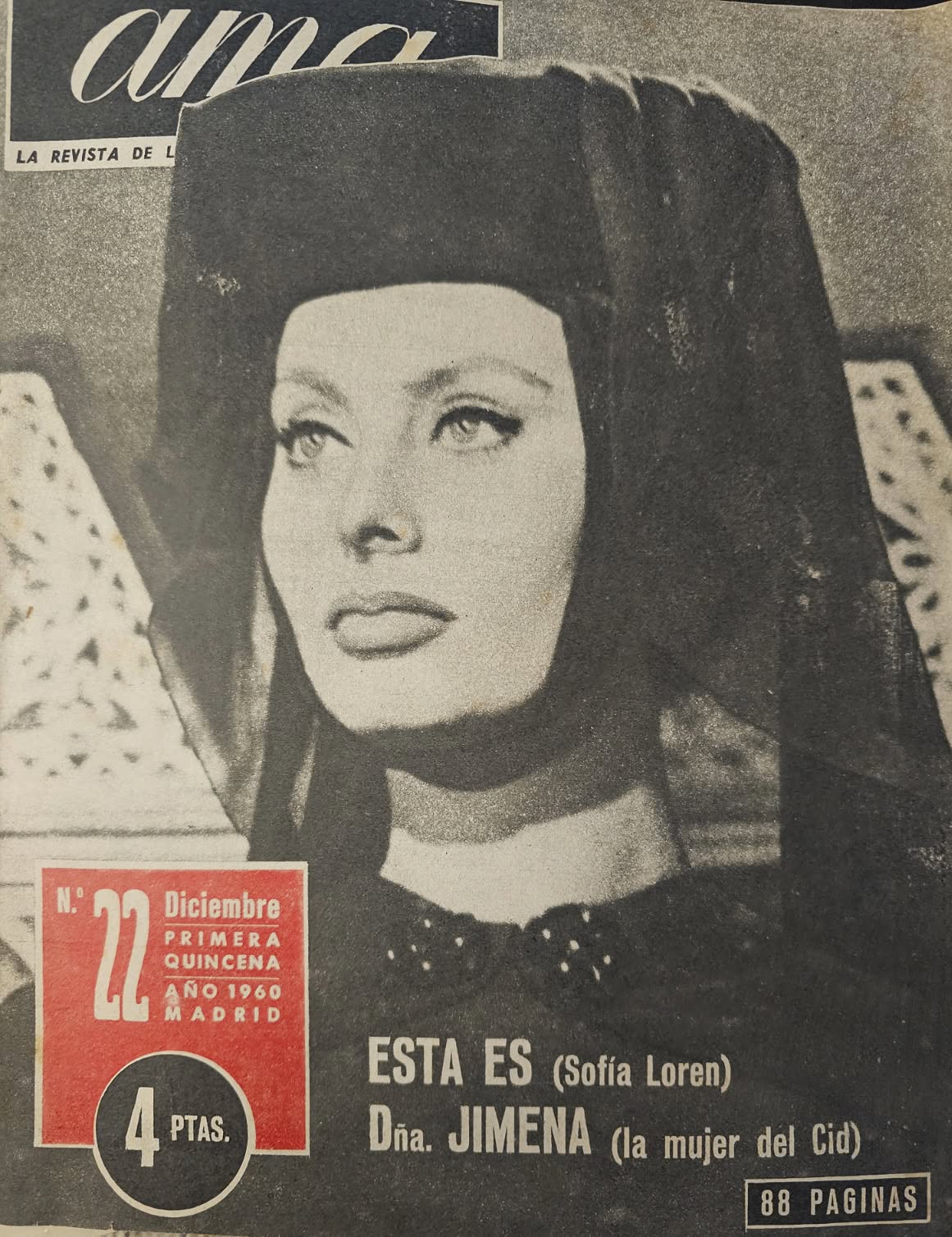 AMA magazine side cover Issue 22  December 1960