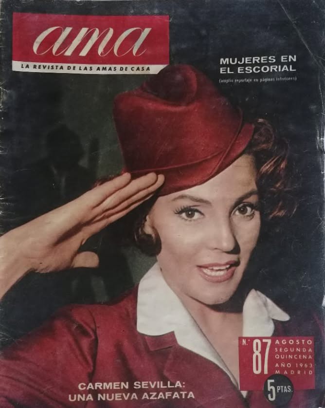 AMA magazine side cover Issue 87  August 1963