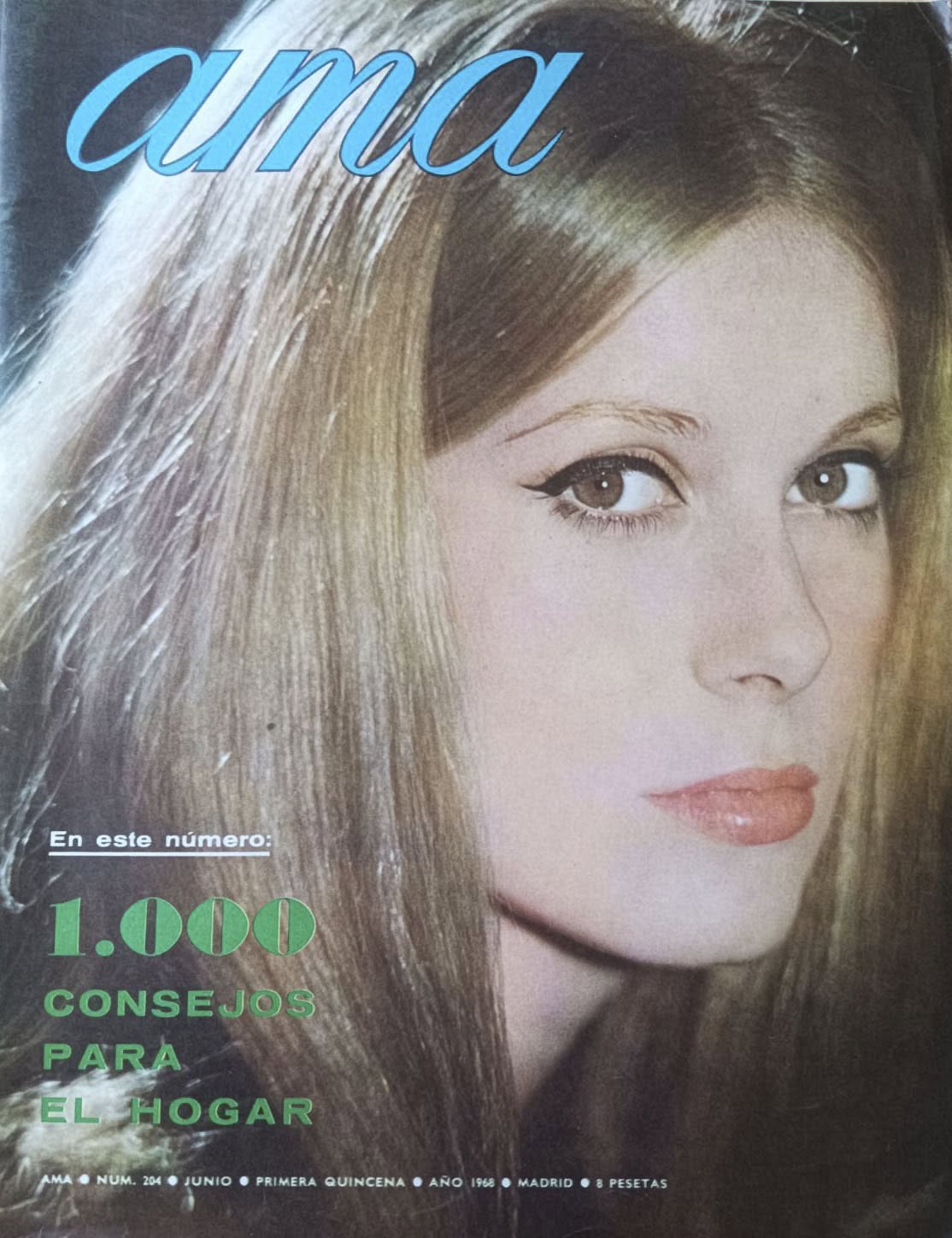 AMA magazine side cover Issue 204  June 1968