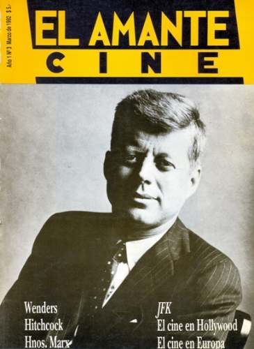 AMANTE CINE | EL magazine side cover Issue 3 March 1992