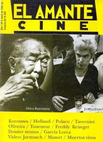 AMANTE CINE | EL magazine side cover Issue 6 June 1992