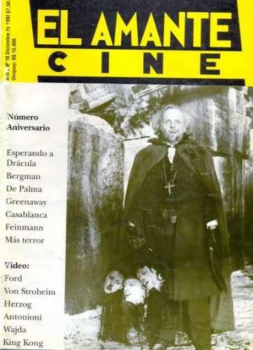 AMANTE CINE | EL magazine side cover Issue 10 December 1992