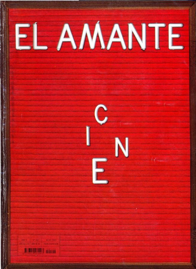 AMANTE CINE | EL magazine side cover Issue 100 July 2000