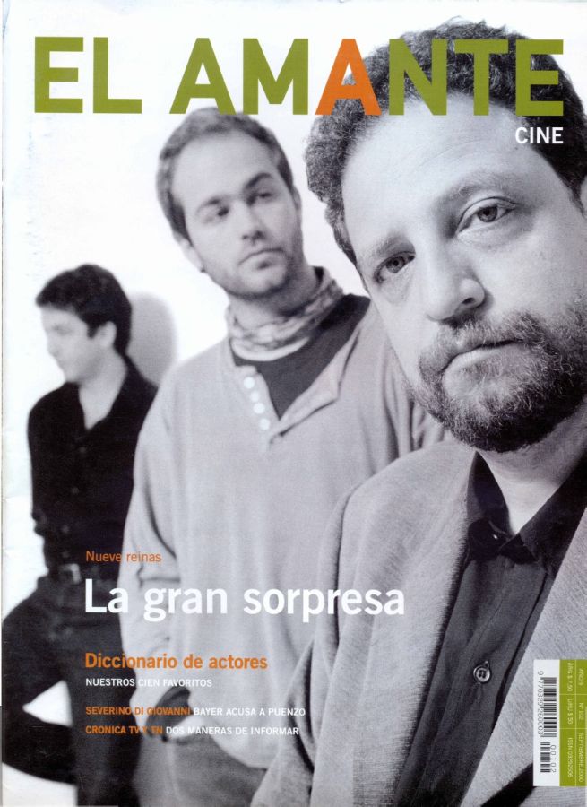 AMANTE CINE | EL magazine side cover Issue 102 September 2000