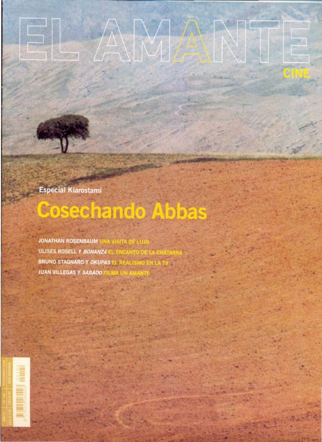 AMANTE CINE | EL magazine side cover Issue 104 November 2000