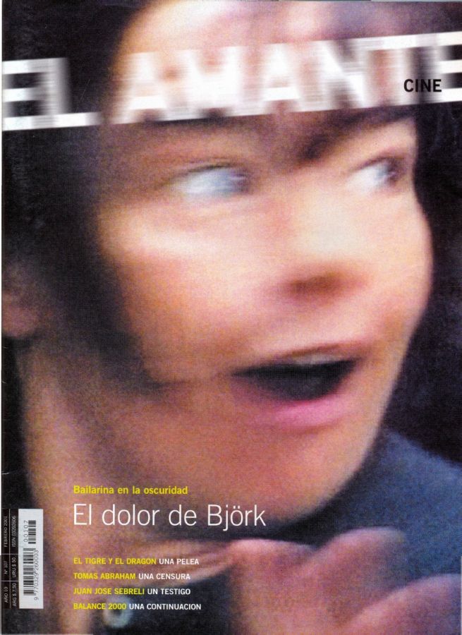 AMANTE CINE | EL magazine side cover Issue 107 February 2001