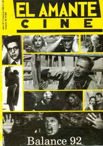 AMANTE CINE | EL magazine side cover Issue 11 January 1993