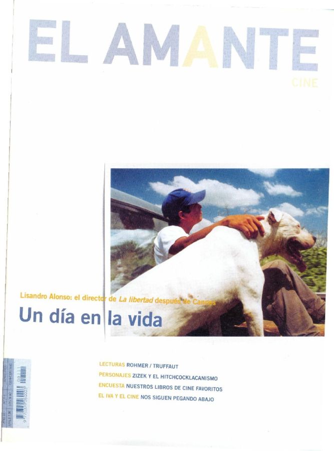 AMANTE CINE | EL magazine side cover Issue 111 June 2001