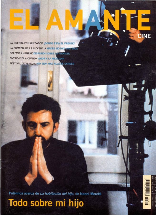 AMANTE CINE | EL magazine side cover Issue 116 November 2001