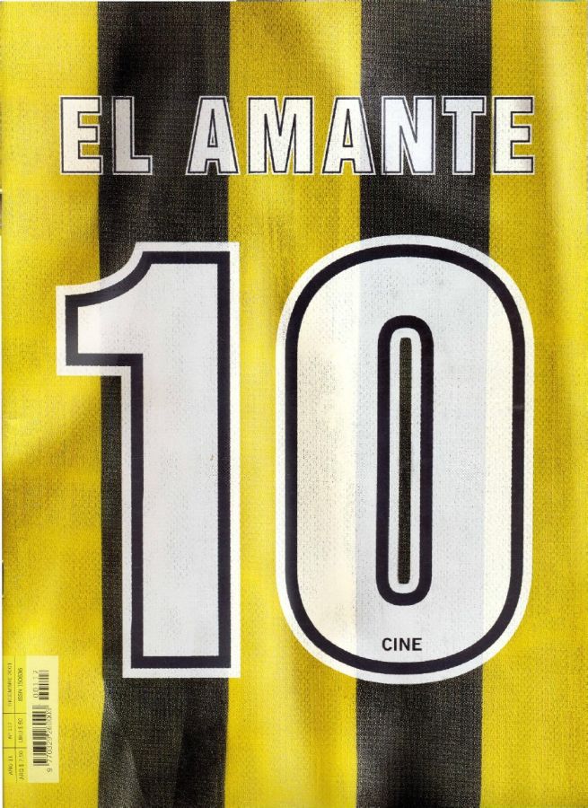 AMANTE CINE | EL magazine side cover Issue 117 December 2001