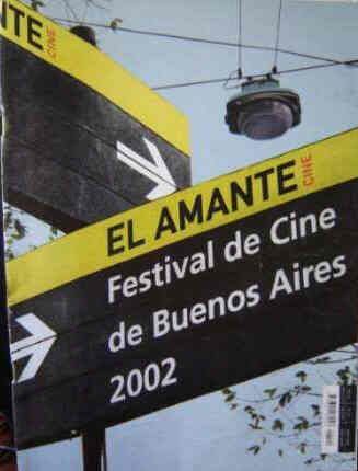 AMANTE CINE | EL magazine side cover Issue 121 April 2002