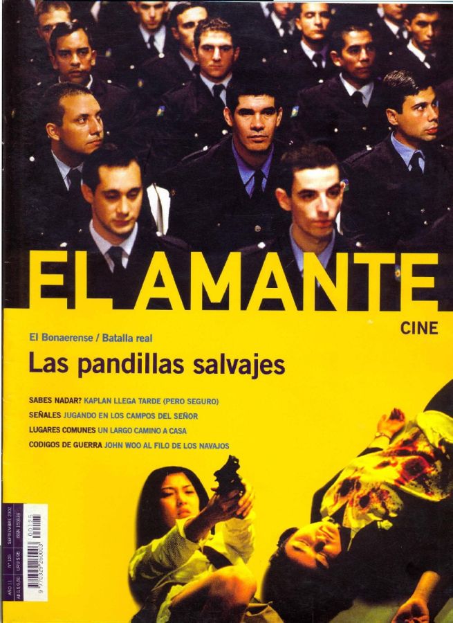 AMANTE CINE | EL magazine side cover Issue 125 September 2002