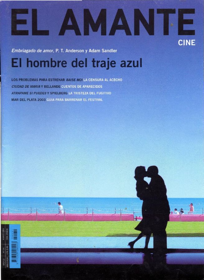 AMANTE CINE | EL magazine side cover Issue 131 March 2003