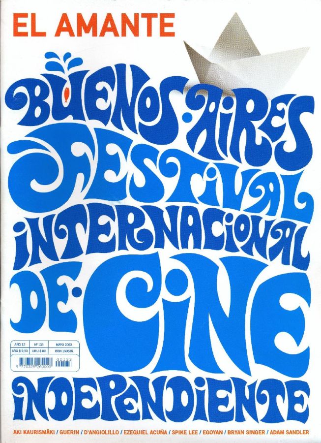 AMANTE CINE | EL magazine side cover Issue 133 May 2003