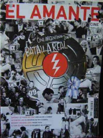 AMANTE CINE | EL magazine side cover Issue 136 August 2003