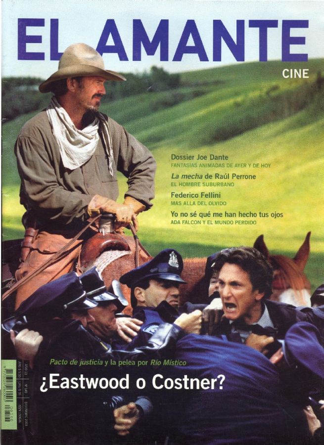 AMANTE CINE | EL magazine side cover Issue 140 December 2003