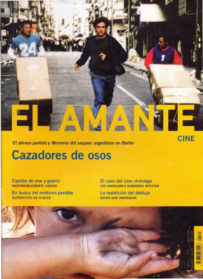 AMANTE CINE | EL magazine side cover Issue 143 March 2004