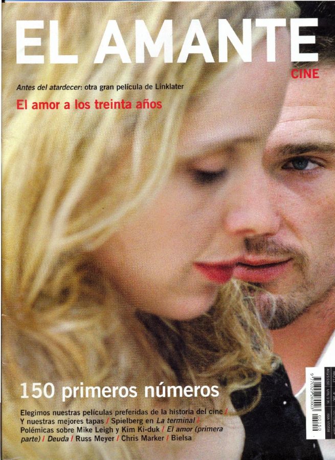 AMANTE CINE | EL magazine side cover Issue 150 October 2004