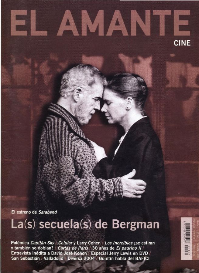 AMANTE CINE | EL magazine side cover Issue 152 December 2004