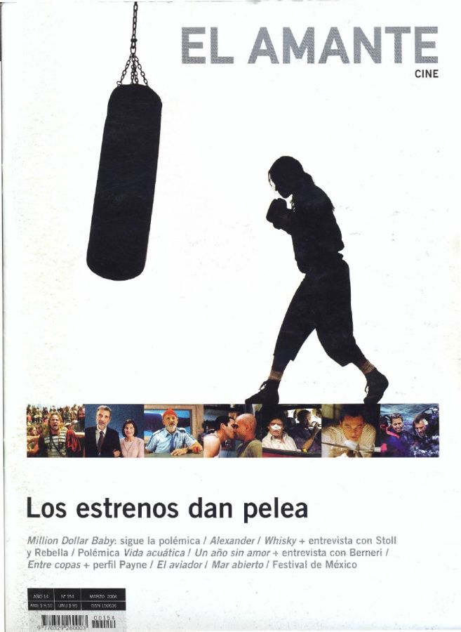 AMANTE CINE | EL magazine side cover Issue 154 March 2005