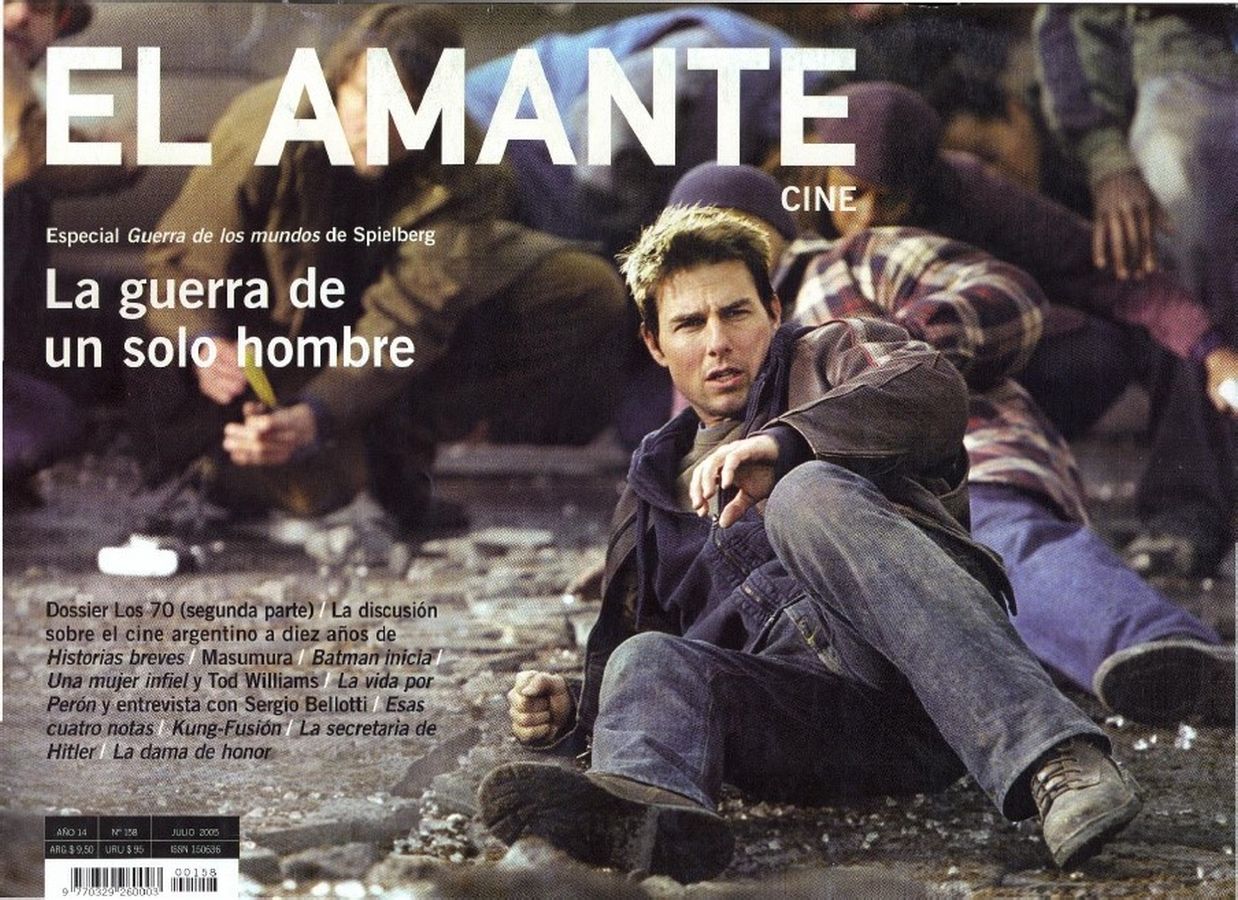 AMANTE CINE | EL magazine side cover Issue 158 July 2005