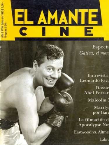 AMANTE CINE | EL magazine side cover Issue 16 June 1993