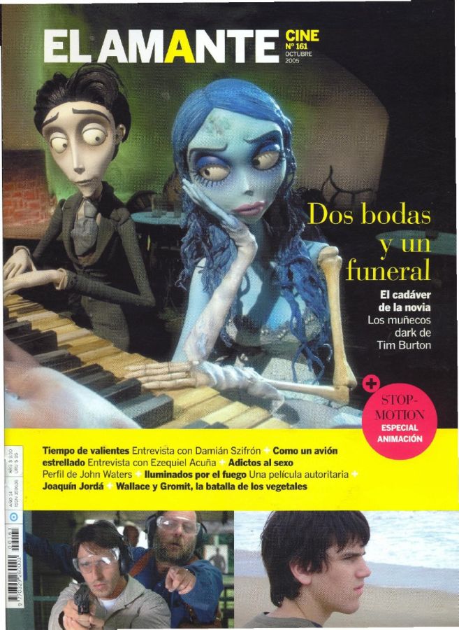 AMANTE CINE | EL magazine side cover Issue 161 October 2005