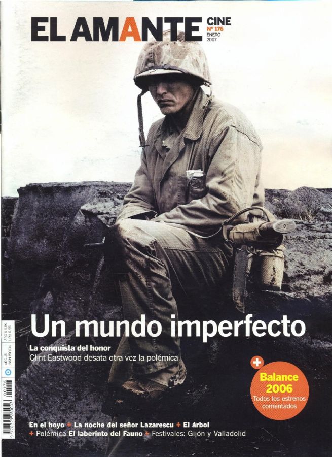 AMANTE CINE | EL magazine side cover Issue 176 January 2007