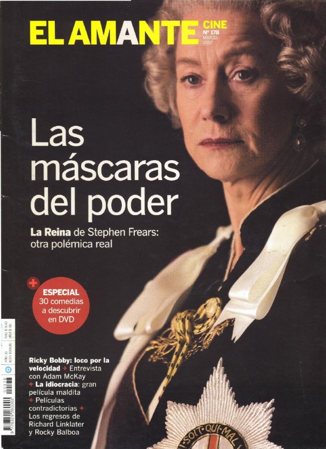 AMANTE CINE | EL magazine side cover Issue 178 March 2007