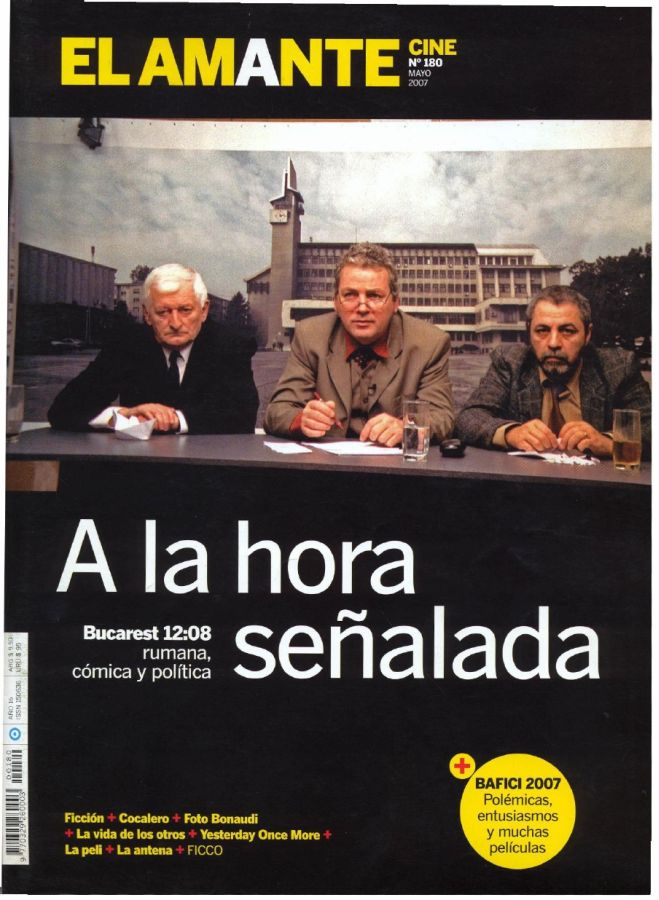 AMANTE CINE | EL magazine side cover Issue 180 May 2007