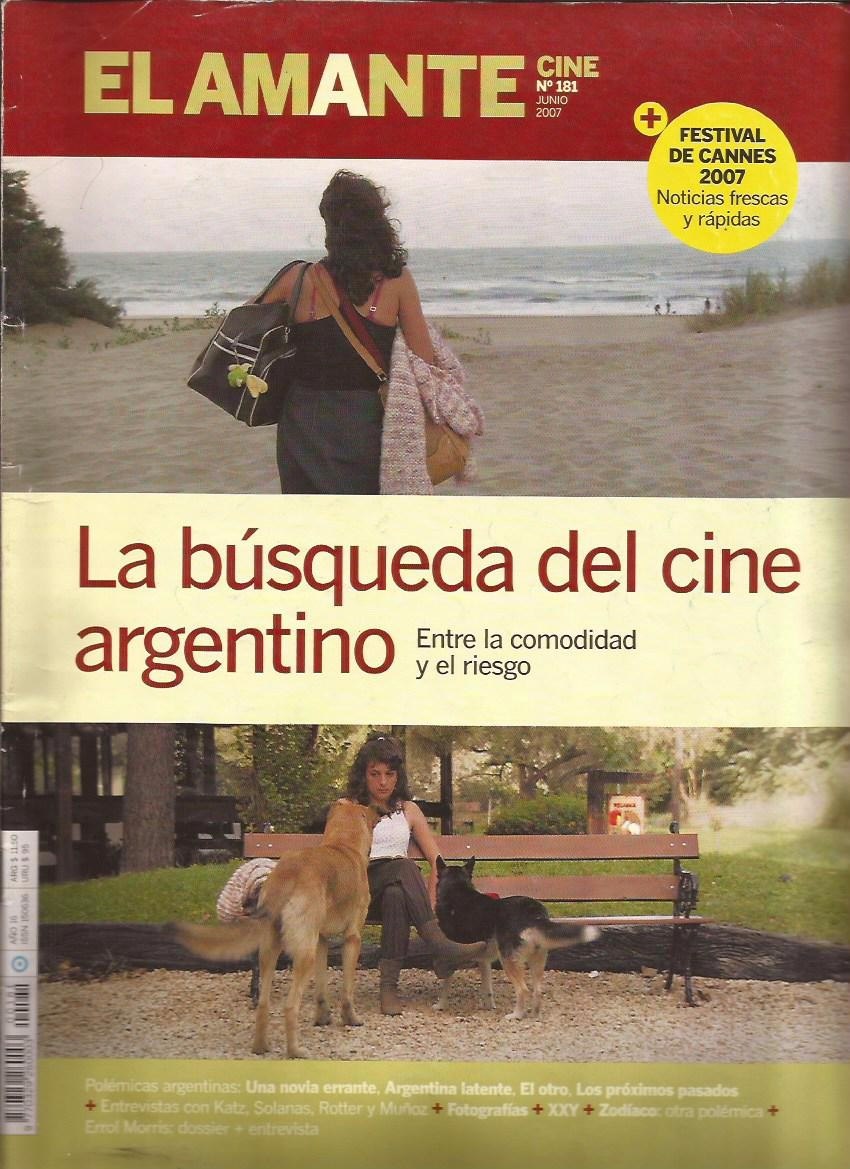 AMANTE CINE | EL magazine side cover Issue 181 June 2007