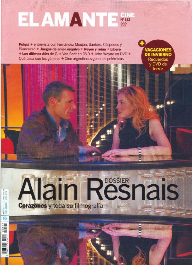 AMANTE CINE | EL magazine side cover Issue 182 July 2007