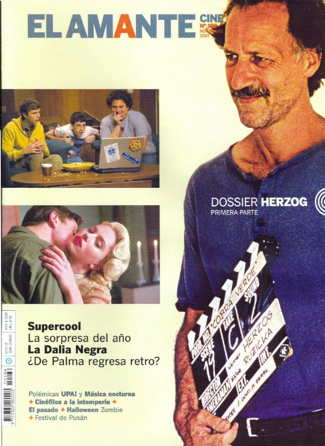 AMANTE CINE | EL magazine side cover Issue 186 November 2007