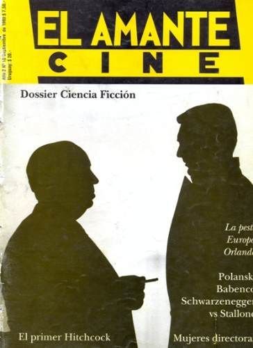 AMANTE CINE | EL magazine side cover Issue 19 September 1993