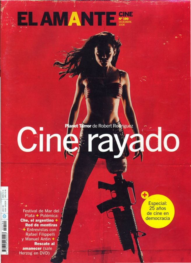 AMANTE CINE | EL magazine side cover Issue 199 December 2008