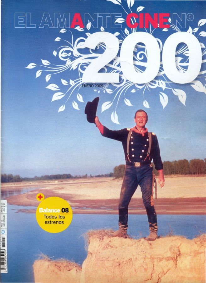 AMANTE CINE | EL magazine side cover Issue 200 January 2009