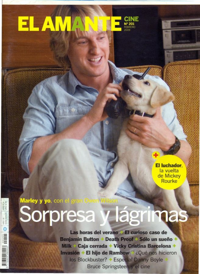 AMANTE CINE | EL magazine side cover Issue 201 February 2009