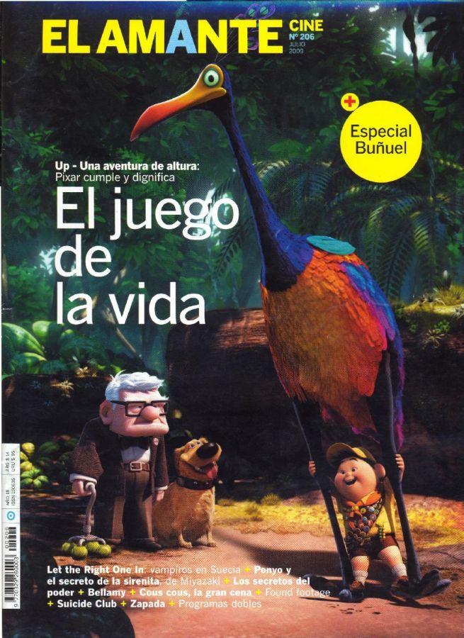 AMANTE CINE | EL magazine side cover Issue 206 July 2009