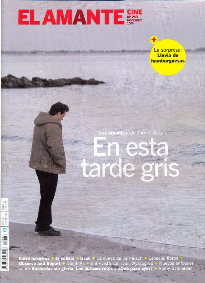AMANTE CINE | EL magazine side cover Issue 210 November 2009