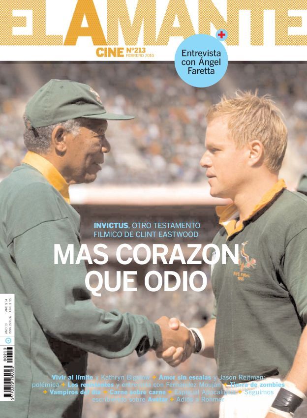AMANTE CINE | EL magazine side cover Issue 213 February 2010