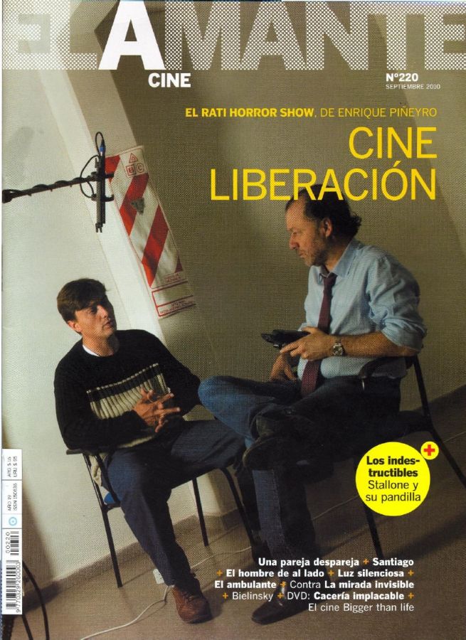 AMANTE CINE | EL magazine side cover Issue 220 September 2010