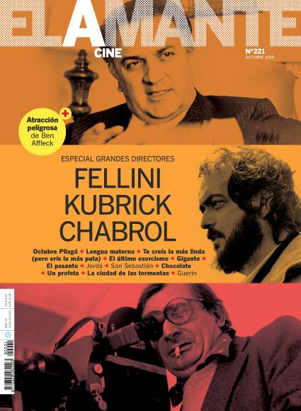 AMANTE CINE | EL magazine side cover Issue 221 October 2010