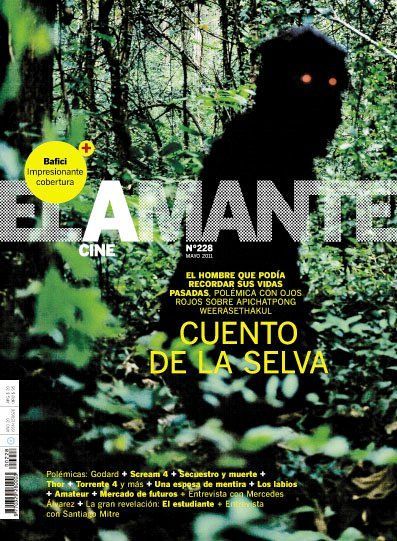 AMANTE CINE | EL magazine side cover Issue 228 May 2011