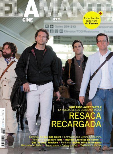 AMANTE CINE | EL magazine side cover Issue 229 June 2011