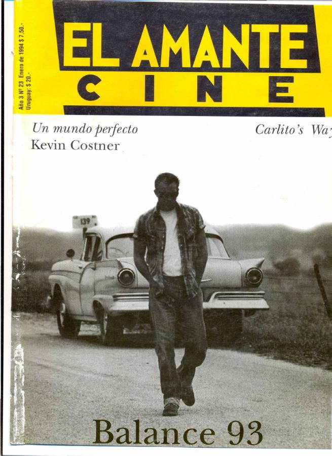 AMANTE CINE | EL magazine side cover Issue 23 January 1994