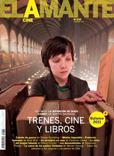 AMANTE CINE | EL magazine side cover Issue 236 February 2012