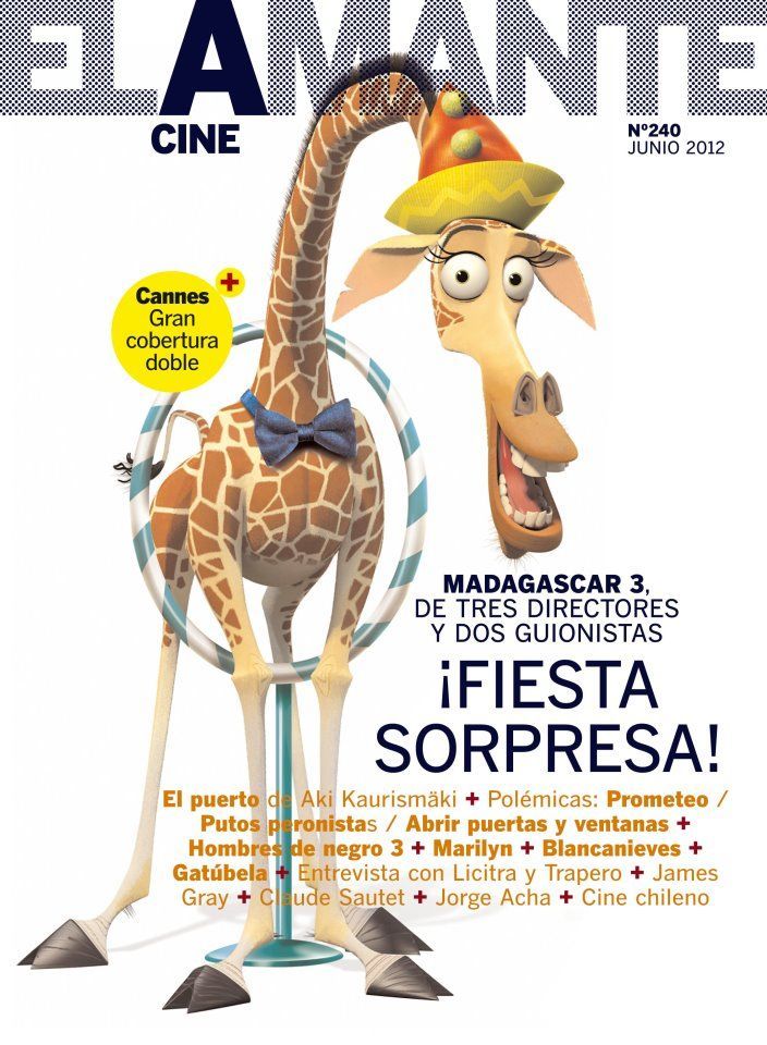 AMANTE CINE | EL magazine side cover Issue 240  Digital edition only June 2012