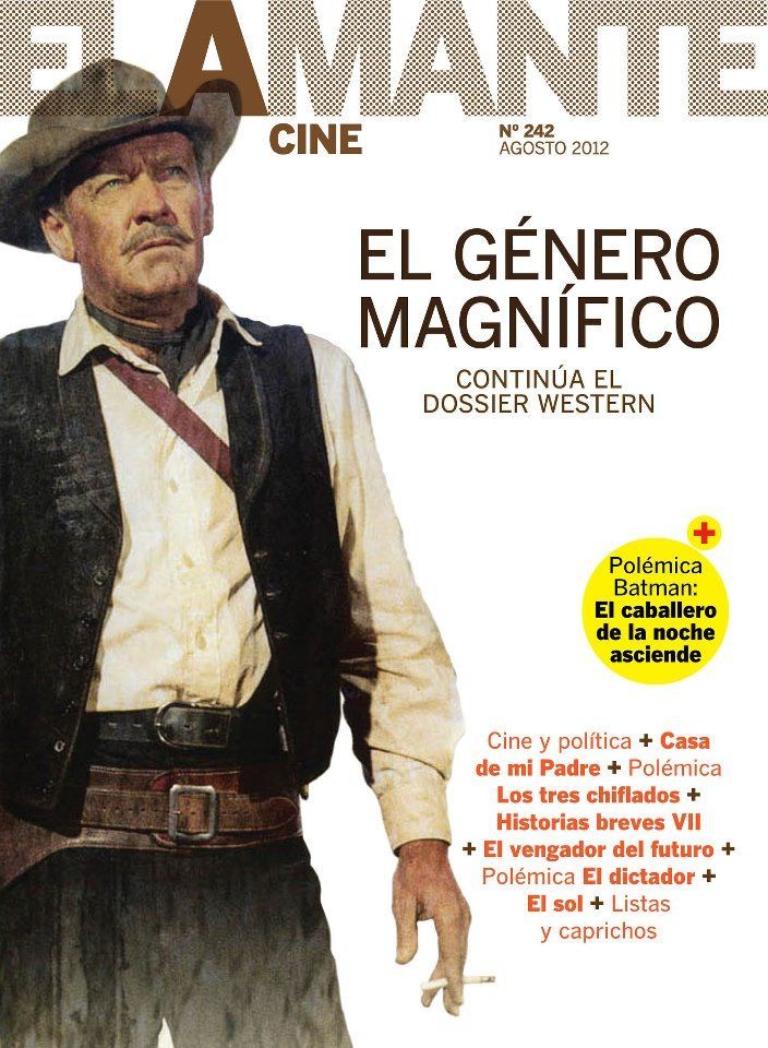 AMANTE CINE | EL magazine side cover Issue 242  Digital edition only August 2012